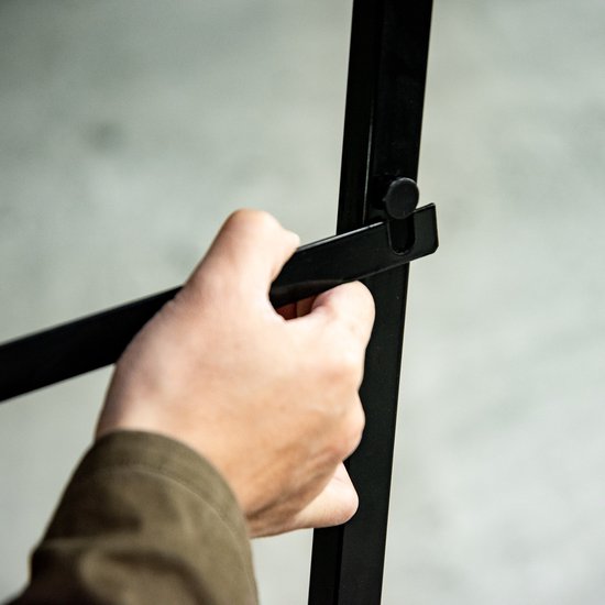 4goodz 2 stuks Zaagbok Staal Schragen 100x49x62-90 cm max 100 kg - Geel Zwart van Merkloos	 — afbeelding 3