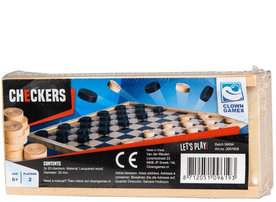 Clown Games Damstenen Hout