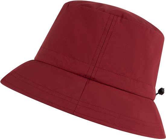 Regenhoedje donkerrood