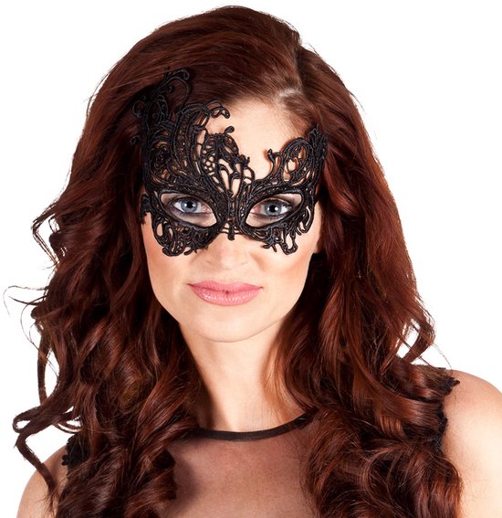 Boland Robe Masque Dentelle Mascarade Mesdames Noir Taille Unique