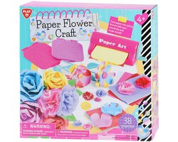 foto van Play knutselset papieren bloemen maken - creatief speelgoed 38dlg.
