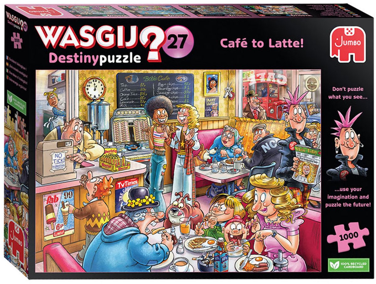 Wasgij Destiny 27 - Van Cafetaria Naar Koffiebar! - 1000 stukjes puzzel - Legpuzzel — afbeelding 10