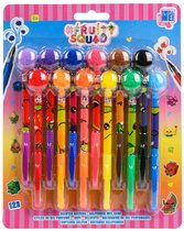Stylos gel Fruitysquad Pom Pom avec parfum