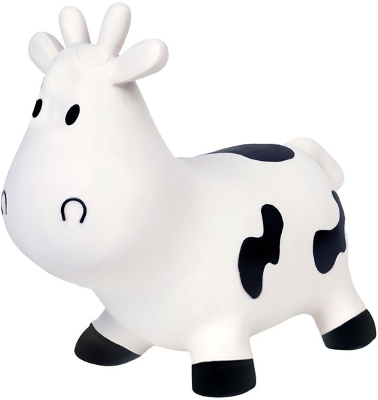 Springkoe skippybal inclusief pomp 27 cm