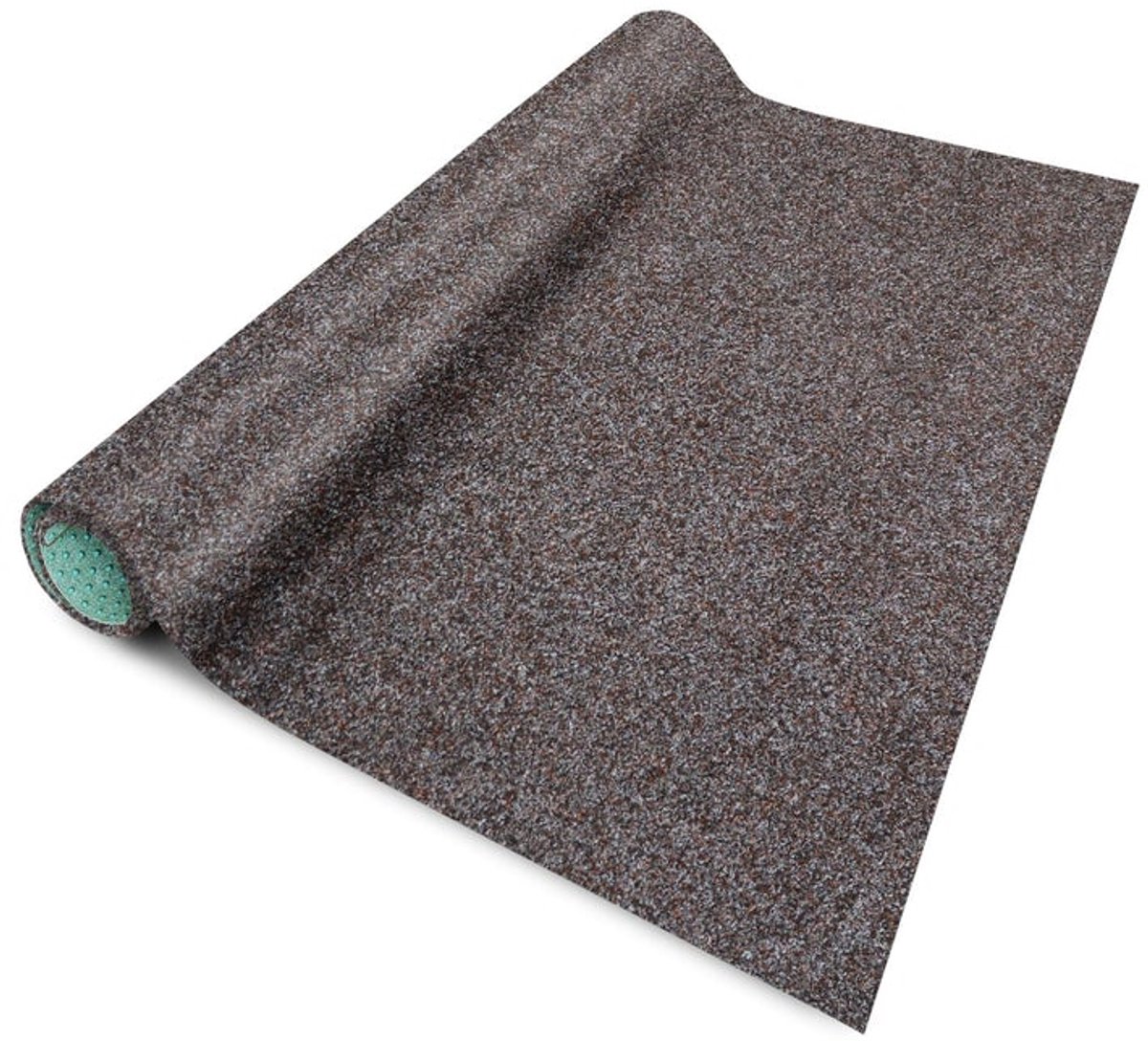 FLOORDIREKT Gazontapijt Farbwunder - Bruin - Ideaal voor Balkon en Terras - 100 x 450 cm