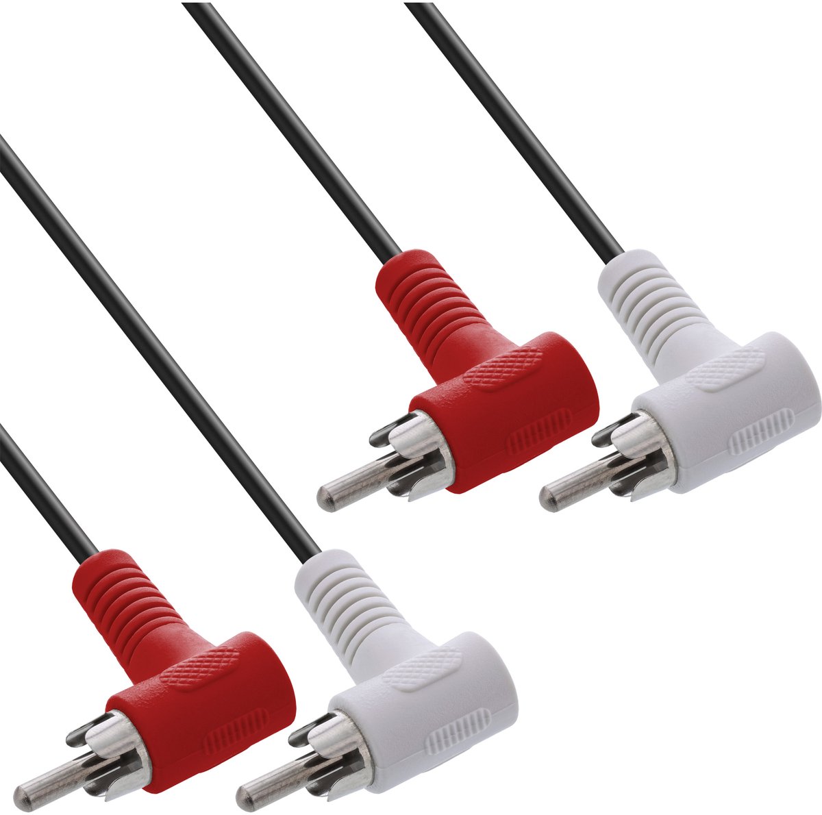 Tulp stereo audio kabel - haaks - 1,2 meter