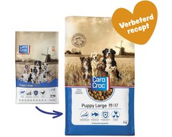 Carocroc Puppy Large Gevogelte&Vlees&Rijst - Hondenvoer - 3 kg