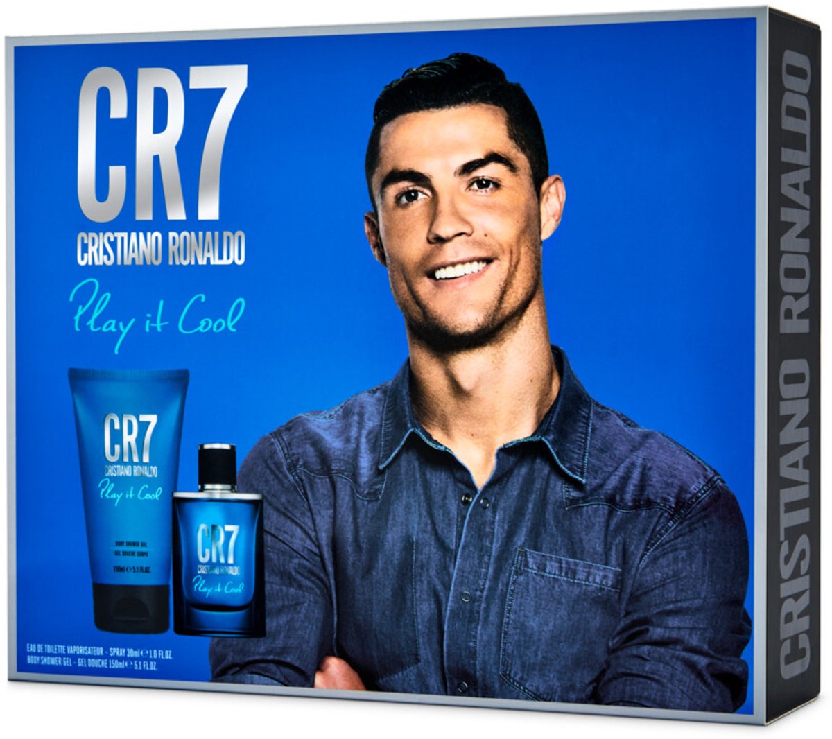 Cristiano Ronaldo CR 7 Play It Cool Geschenkset Eau de Toilette + Douchegel 1 set