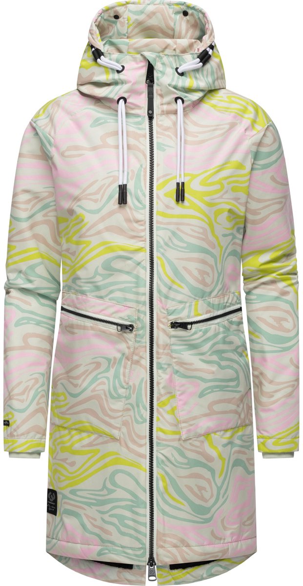 Ragwear Dames Winterjas Holstic Print