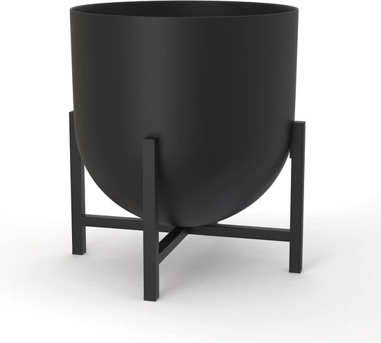 Relaxdays plantenpot - rond - bloempot - bloembak - plantenbak - 4