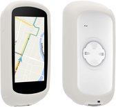 kwmobile hoes geschikt voor Garmin Edge Explore 2 - Siliconen beschermhoes voor fietsnavigatie - wit