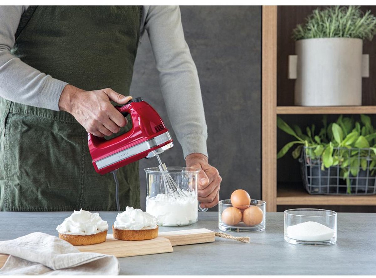 KitchenAid Artisan 5KHM9212EER - Handmixer - Keizerrood - 9 snelheden thumbnail 2