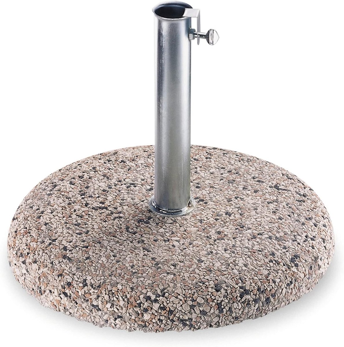 Duurzame 25kg Parasolvoet voor Tuin - Betonnen Basis voor Ronde Paraplu