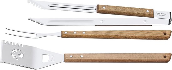 Weber Premium Barbecue Tools - 2 Pieces | Stainless Steel Tongs & Spatula For Barbecue | Compact Travel Size | Metal Barbecue Tools | Outdoor Cooking And Barbecuing | Silver (6645