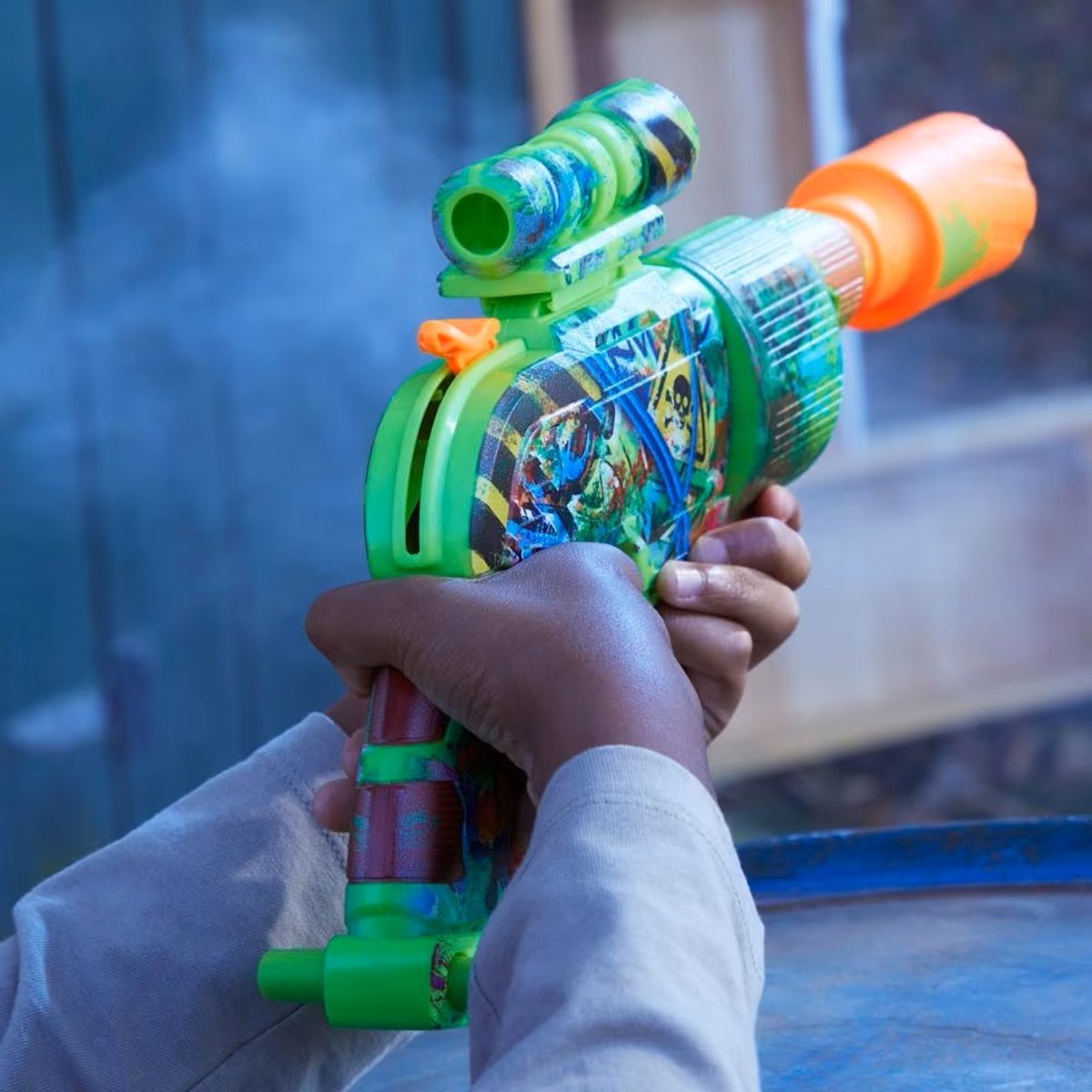 NERF Zombie Driller - Blaster, 16 Nerf Elite-darts — afbeelding 9
