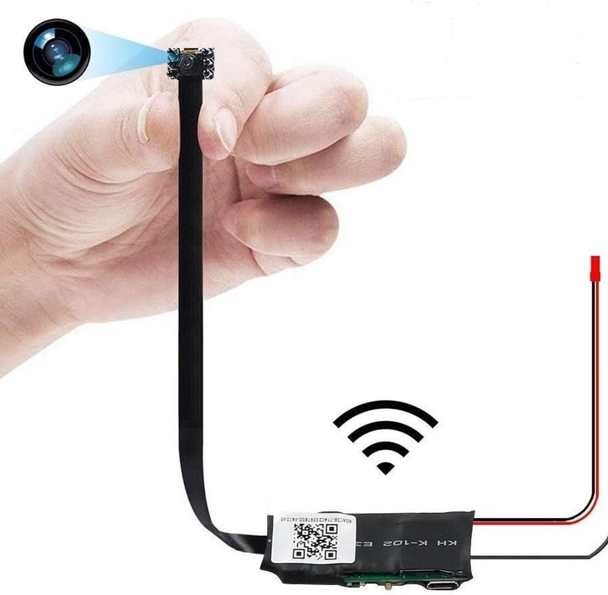 Verborgen mini-camera HD Wi-Fi met nachtzicht en bewegingsdetectie