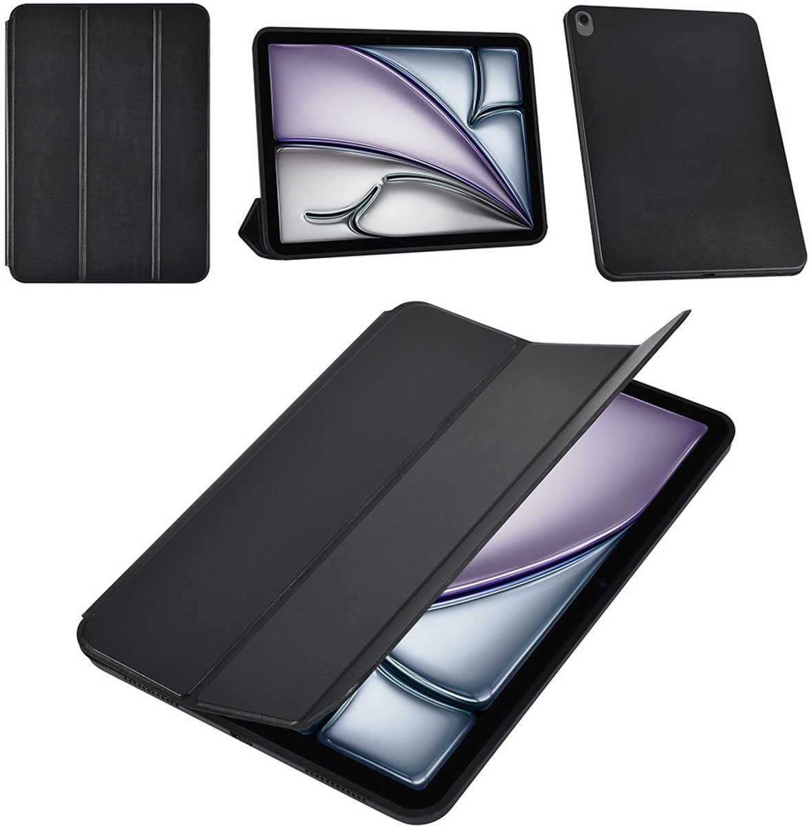 Andere merken iPad Air 11 ï¼ˆ2024ï¼‰ Book Case Tablethoes smart case - Zwart