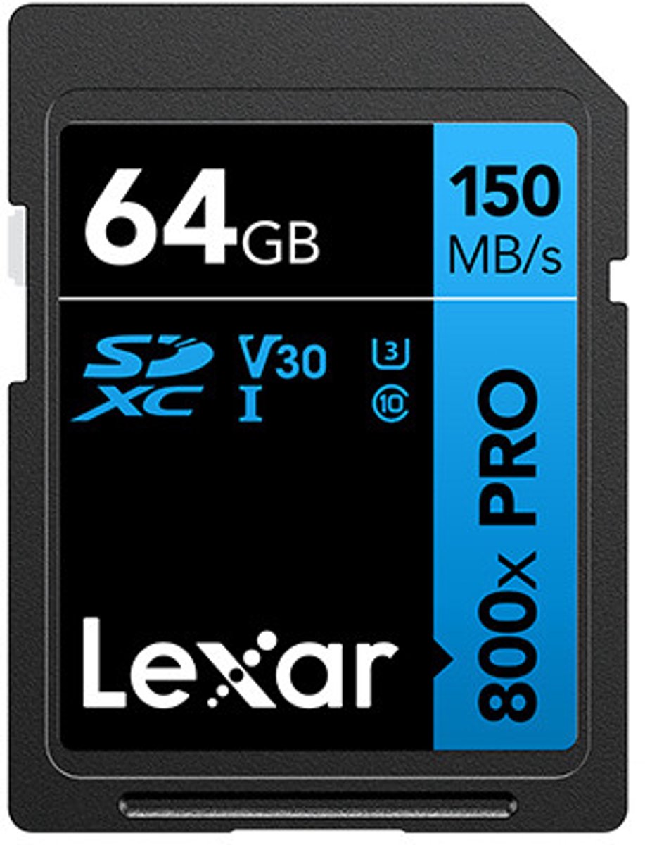 Lexar 64GB SDXC 800x Pro / 150Mb/s UHS-I V30