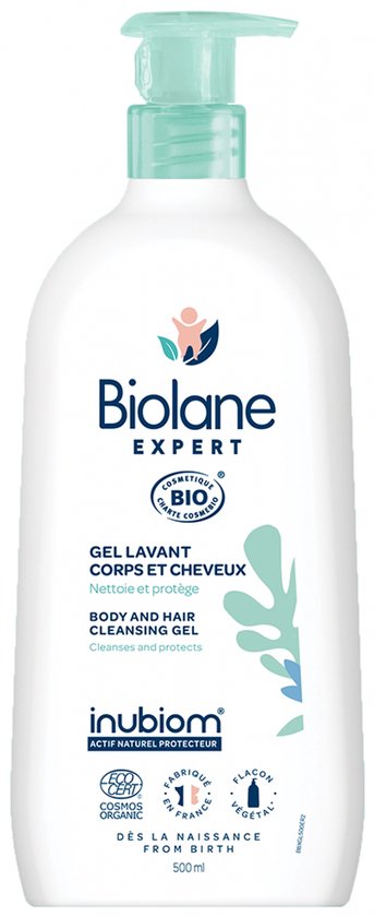 Biolane Expert Organic Haar- en Lichaamswas 500 ml | bol