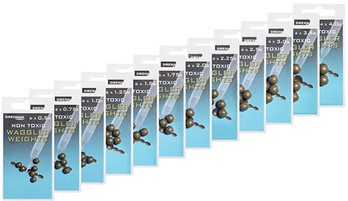 Drennan Non Toxic Waggler Weight - Maat : 0.75g (6pcs)