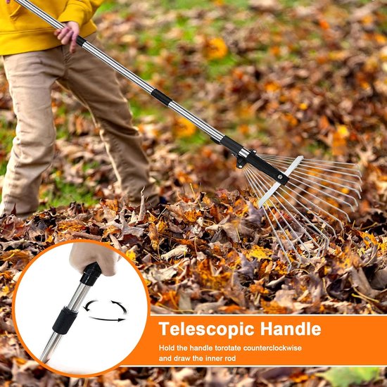 Ibenzoa® Robuuste Tuinbladvergruizer met Uitneembare Metalen Steel en Ergonomische Beschermerhandschoenen van Ibenzoa — afbeelding 2