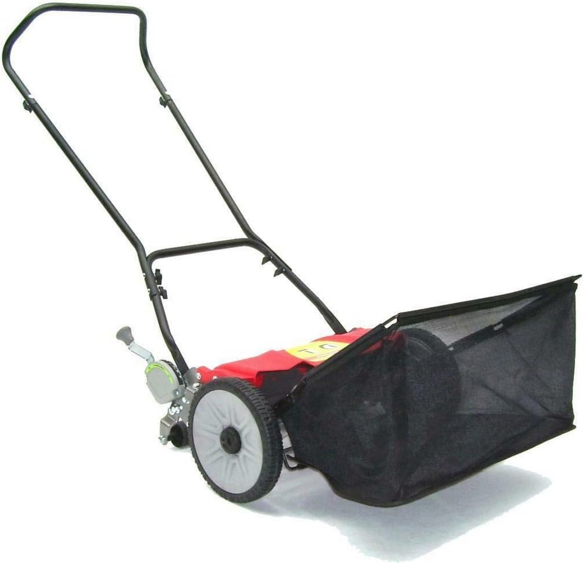 Professionele Handgrasmaaier 46 cm - Stille en Milieuvriendelijke Kooimaaier met 9-positie Maaihoogte-instelling en 50 Liter Opvangbak