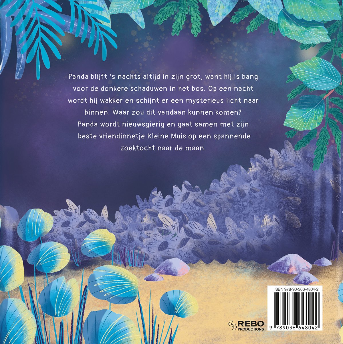 Panda en de maan - back cover