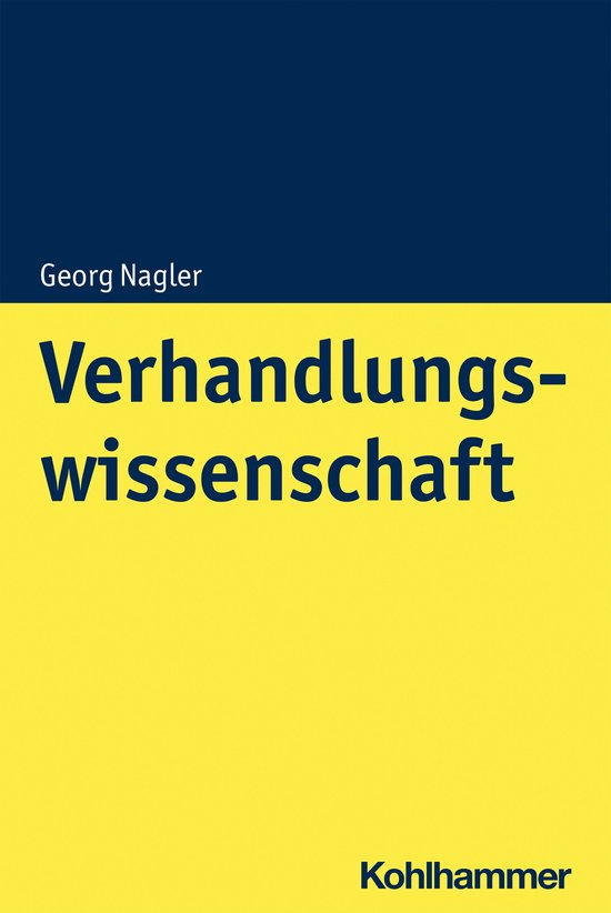 Verhandlungswissenschaft - cover