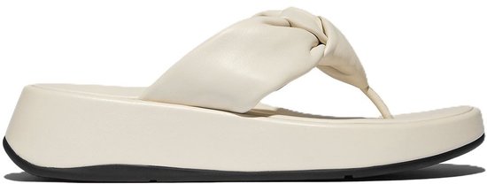FitFlop F- Mode à plateforme en cuir souple Mode Knot BEIGE - Taille 38