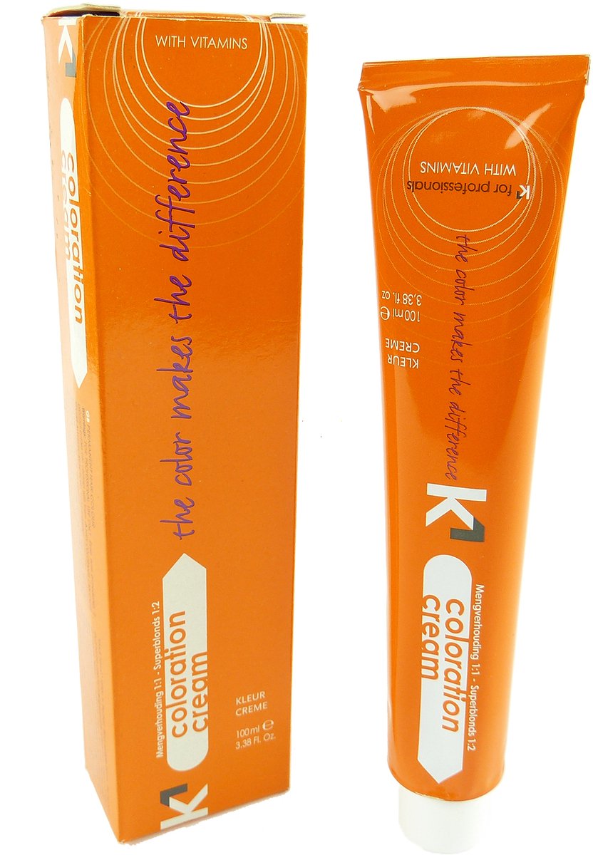 K1 Coloration Cream 100ml Haarkleur permanente crème - veel nuances - 05/7 Light Chocolate Brown