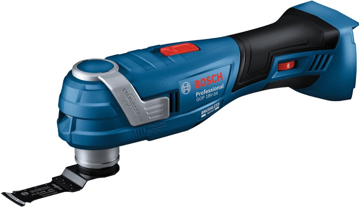 Bosch Professional GOP 18V-34 Accu multitool 18V Basic Body - 06018G2001
