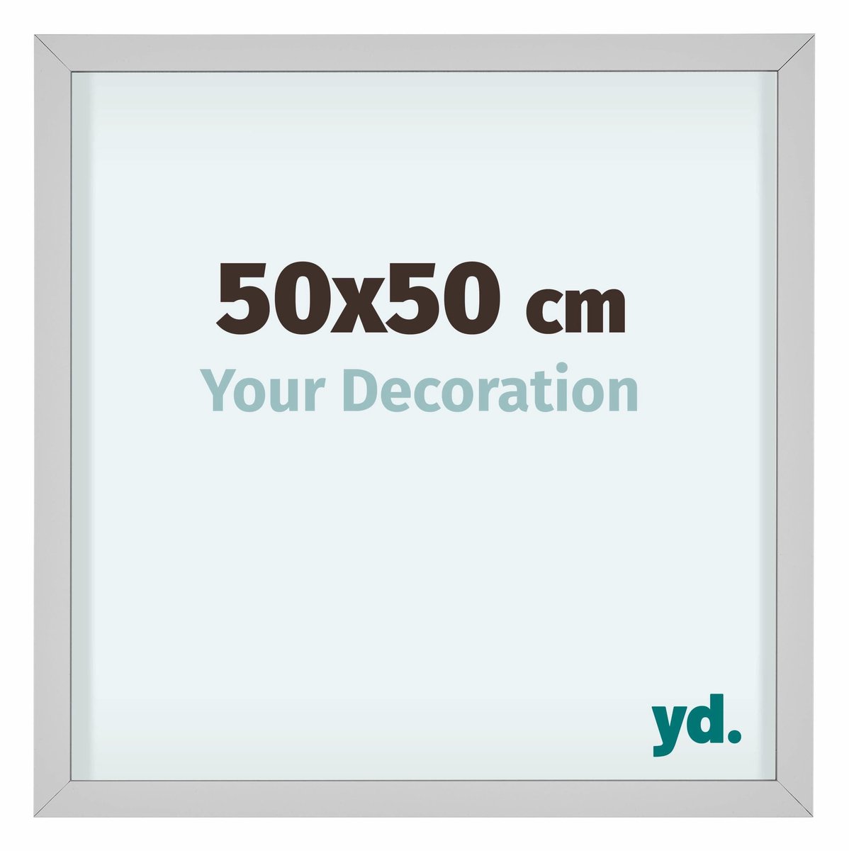 yd. Your Decoration - Fotolijst 50x50 cm - Aluminium - Wit - Virginia