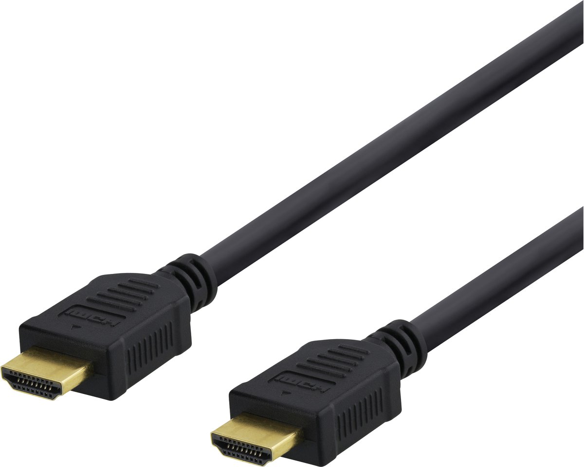 DELTACO HDMI-1015D HDMI-kabel 150 cm Zwart
