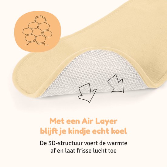 AeroMoov Air Layer Autostoel Groep 2 en 3 - Vanilla van AeroMoov — afbeelding 3