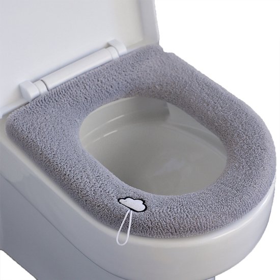 Toiletbrilhoes Voor Badkamer, Toiletbril Kussenhoezen Zachte Dikkere Warmer Wasbare Toiletbrilhoezen Met Ritssluiting