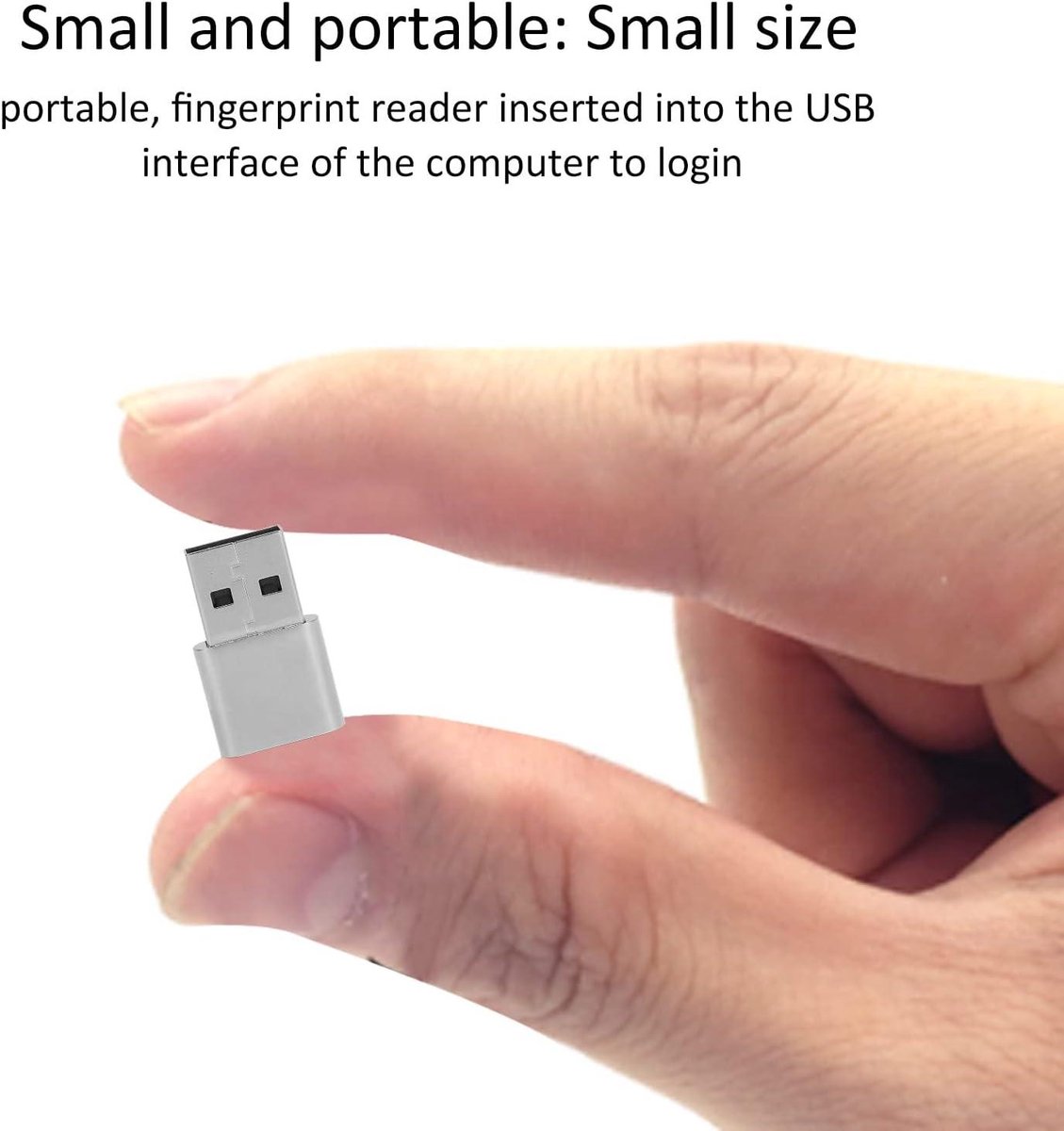 USB-vingerafdruksensor, 360 graden touch USB-vingerafdruklezer voor pc
