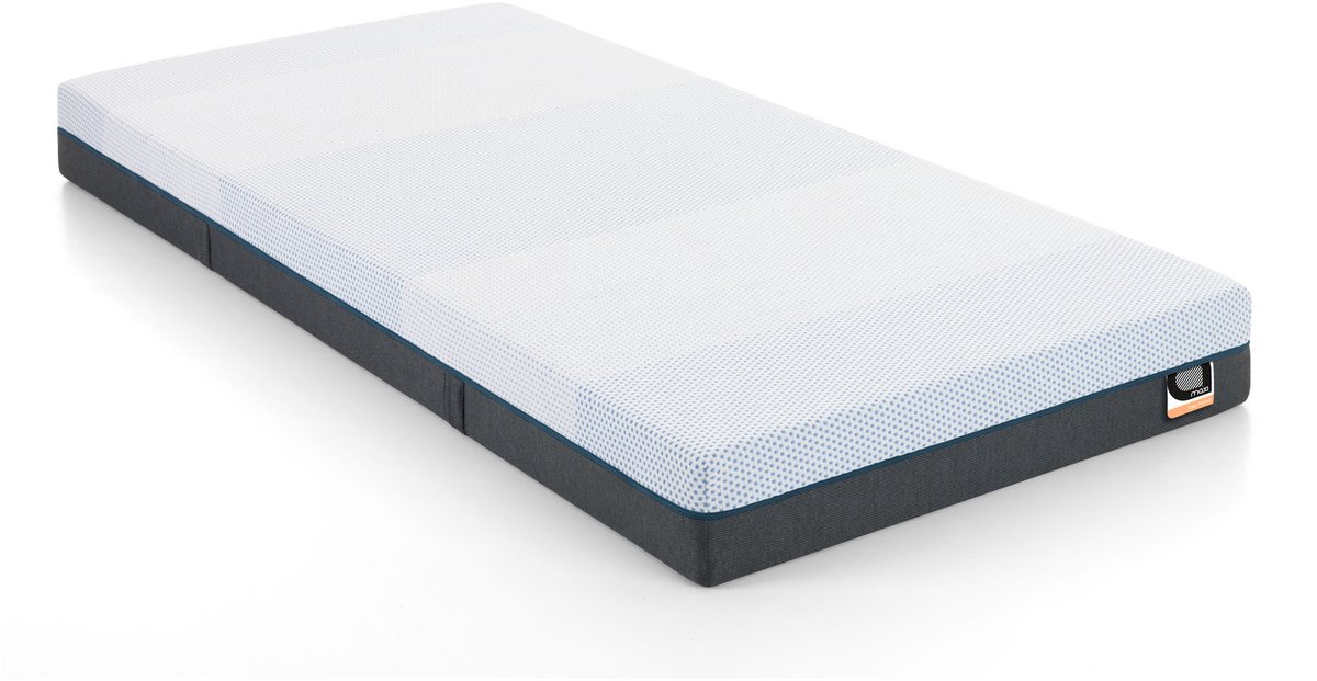 Beter Bed Maxi Easy Pocket Pocketvering Matras 90x210 cm - Koudschuim - Medium-hard, 300 veren p/m² - Koel Ligcomfort - Matras met Afritsbare Hoes - 90 x 210 x 18 cm