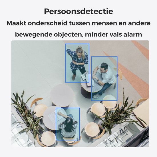 Reolink 6MP FE-PoE Indoor Fisheye Camera, 360° Panoramisch Beeld, 2K+ HD, Persoonsdetectie, Nachtzicht van Reolink — afbeelding 5