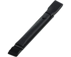 *** Hoesje geschikt voor Apple Pencil - Zwarte Pencil case - Hoesje voor stylus touch pen - Met elastiek - Zwart - Universeel - van Heble® ***