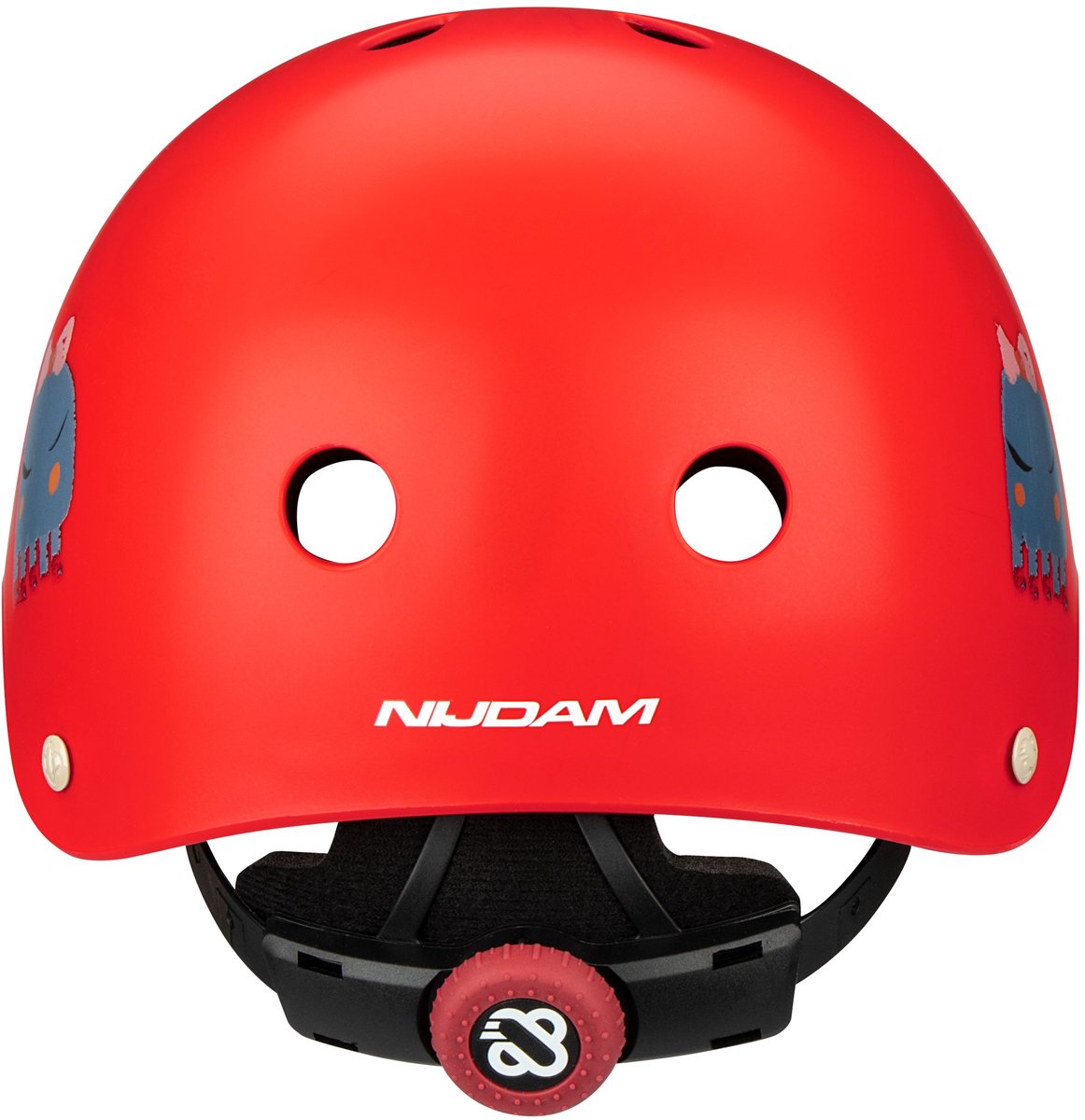Nijdam Skate Helm - Verstelbaar - Gaspra - Rood - Maat S