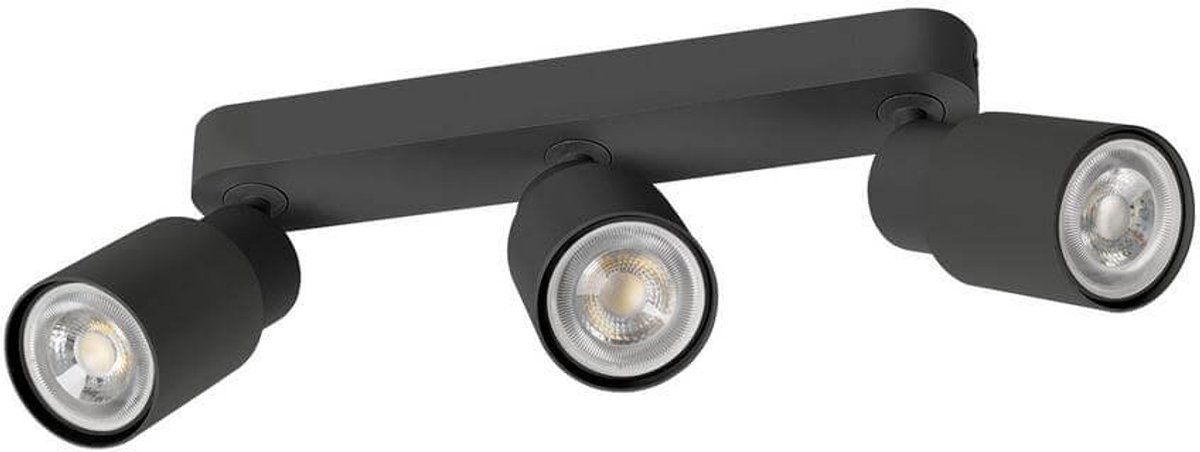 SLV Spot Puri 2.0 Tube zwart 3-lichts - 1008320