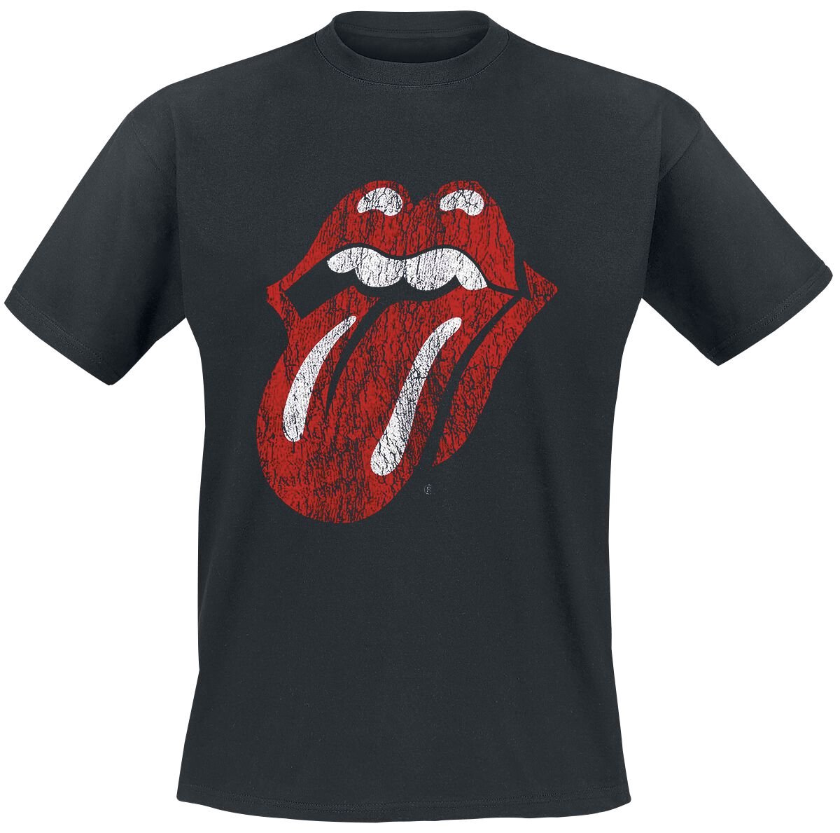 The Rolling Stones Classic Tongue Heren T-shirt - zwart - S