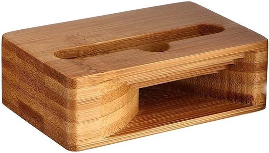 2 stuks bamboestandaard, tabletstandaard, bureaustandaard, decoratie