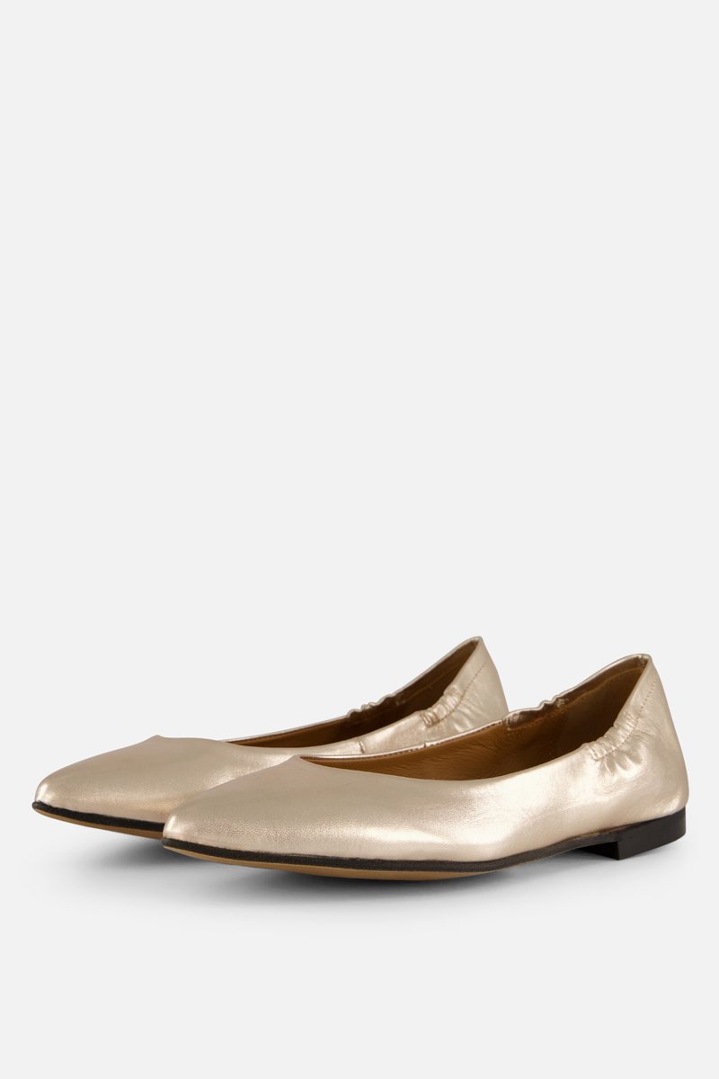 Linea Zeta Ballerina's goud Leer - Maat 37