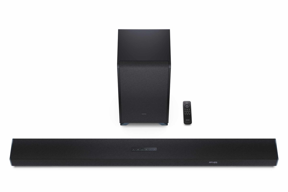 Afbeelding 2 van Sharp HT-SBW55121 - 5.1.2 Dolby Atmos soundbar met draadloze subwoofer - Q-series - zwart