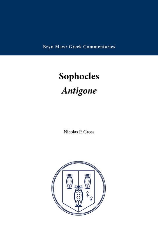 Sophocles' Antigone - cover