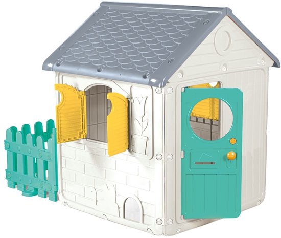 Dolu Garden Wit/Grijs Speelhuisje