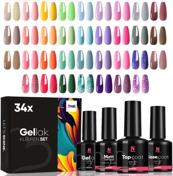 Nagelstad Gelnagels Set XL