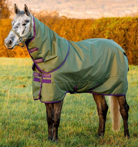 Couverture Shires Tempest 6 Pieds – Léger Sans Remplissage – Imperméable (Noir, Occasion)