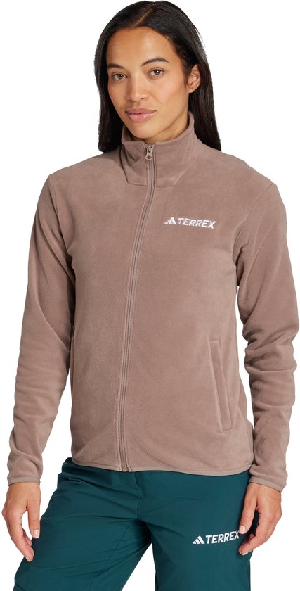 adidas TERREX Veste molleton zip intégral Multi Essentials - Femmes - Marron - L